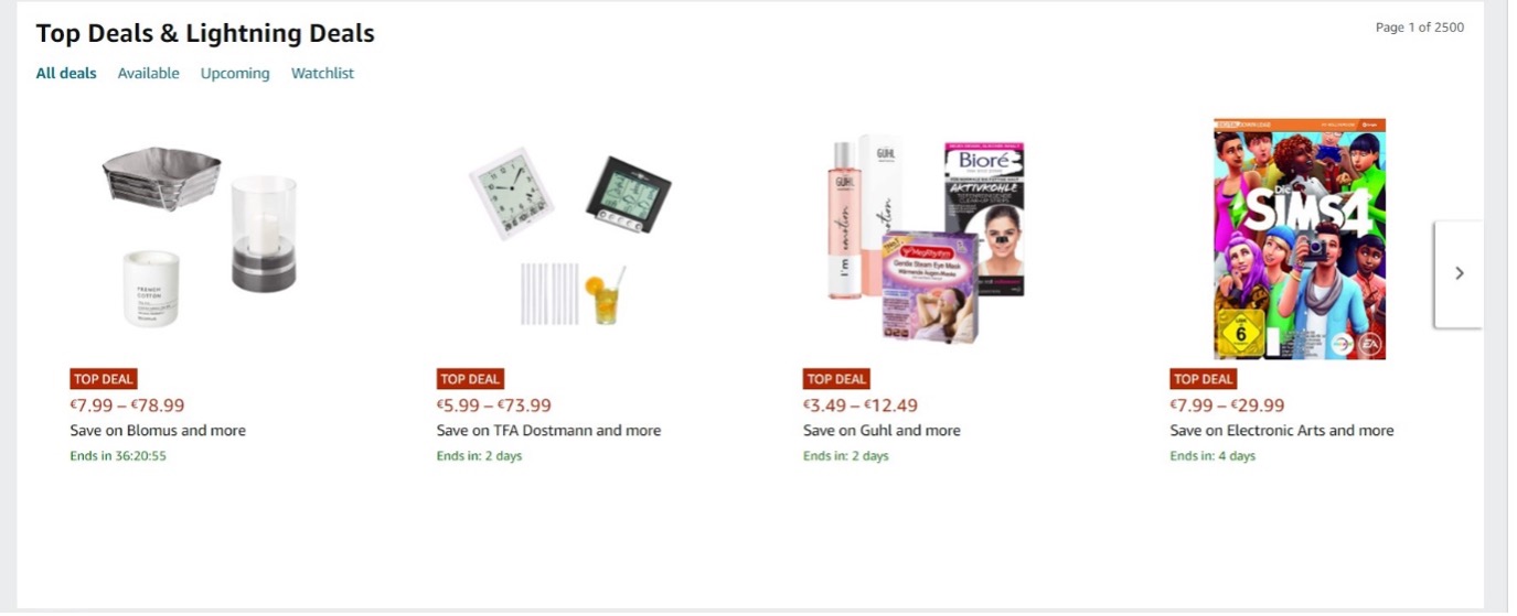 Top deals - Amazon